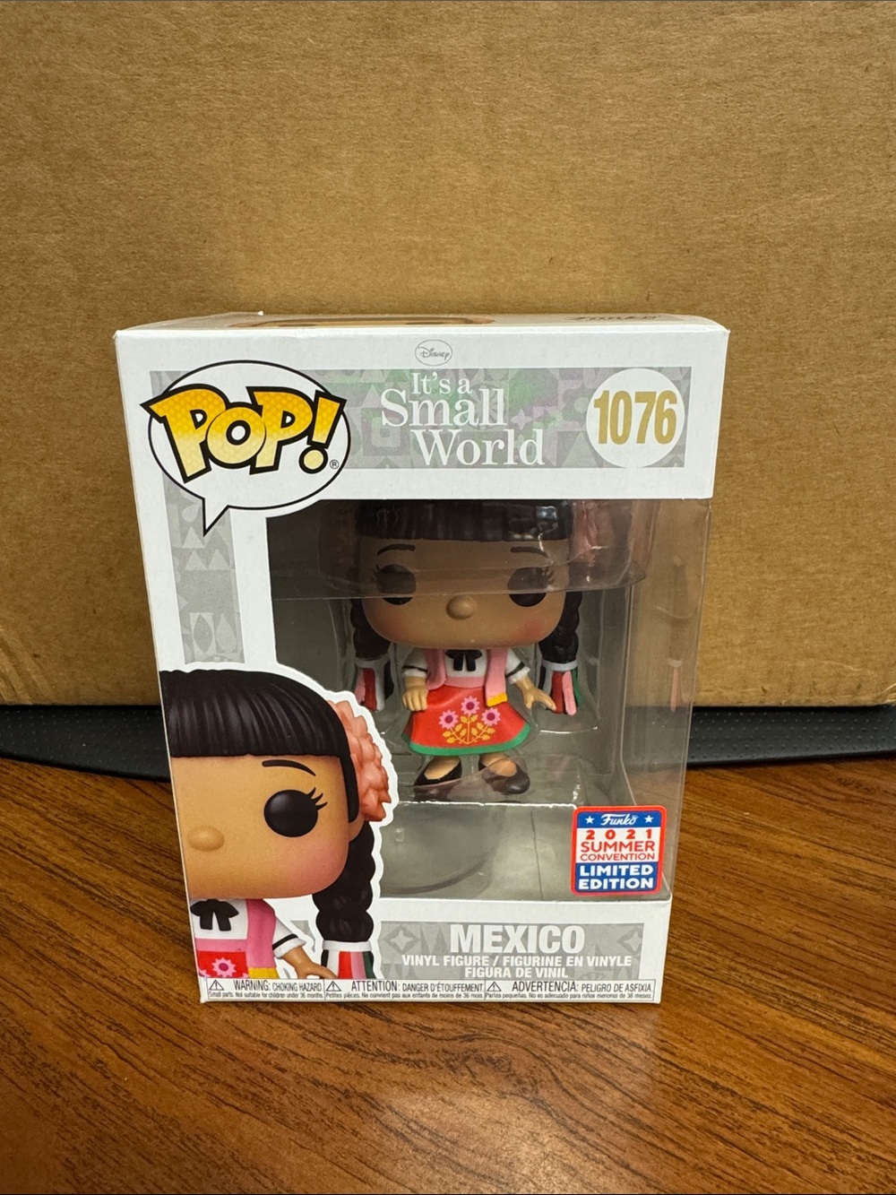 Funko Pop! Mexico It's a Small World Vinyl Figure — Red, Green, Pink